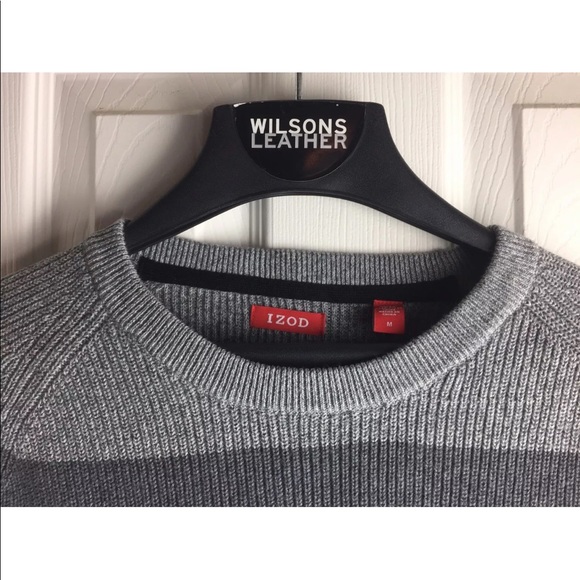 NEW IZOD CREW NECK STRATTON VANILLA ICE SWEATER M - Picture 8 of 10